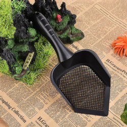 Pet Litter Scoop Plastic Hollow Sand Waste Cleaning Tool Reptile Animal Poop Little Sifter