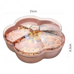 Storage Box, Flower Shape Tray With Lid, Food Storage Box,fruit Box Container,pink Storage Box, Flower Shape Tray With Lid, Food Storage Box,fruit Box Container,pink