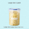 Food Storage Box Sealed Plastic Cereal Candy Dried Jars With Lid Fridge Storage Tank Containers