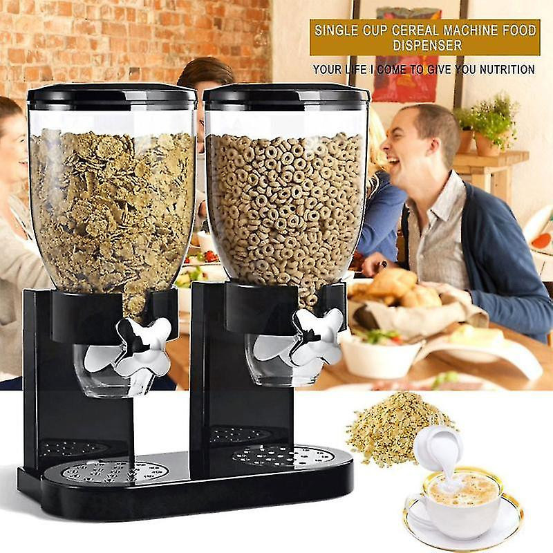 Food Jar Dispenser Dustproof Good Sealing High Capacity Dry Food Dispenser Cereals Jar Storage Moist