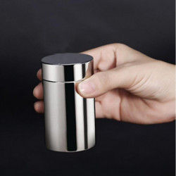 Portable Mini Travel Sealed Stainless Steel Tea Leaves Can Storage Box Container-ZZY Portable Mini Travel Sealed Stainless Steel Tea Leaves Can Storage Box Container-ZZY