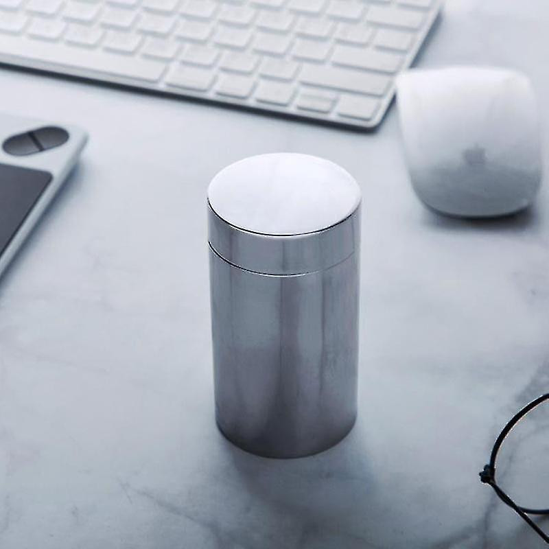 Portable Mini Travel Sealed Stainless Steel Tea Leaves Can Storage Box Container-ZZY