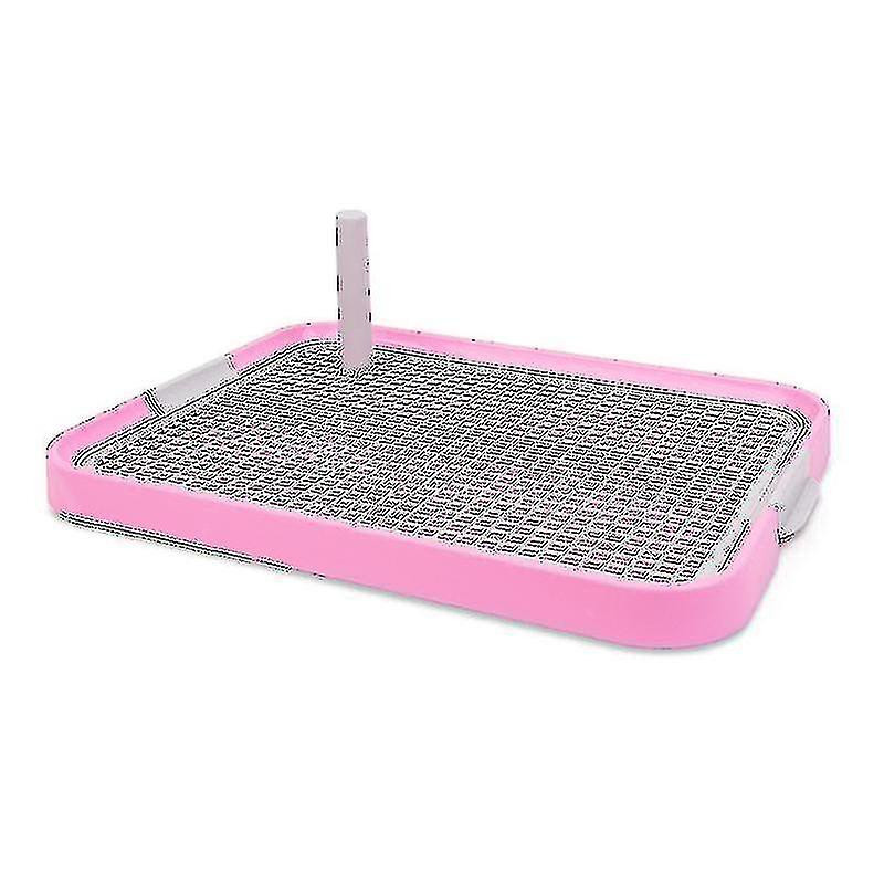 Zysd Pet Toilet With Column Grid Flat Plate Dog Cleaning Supplies Dog Bedpa