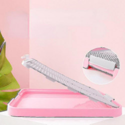 Zysd Pet Toilet With Column Grid Flat Plate Dog Cleaning Supplies Dog Bedpa