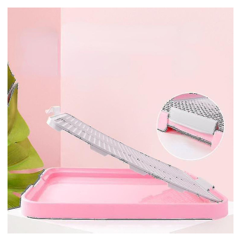 Zysd Pet Toilet With Column Grid Flat Plate Dog Cleaning Supplies Dog Bedpa