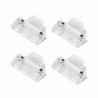 4Pcs Sealing Clip Leak-proof Kitchen Snack Sealing Clamp Moisture-Proof Food Bag Sealers for Home Kitchen