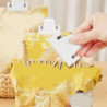 4Pcs Sealing Clip Leak-proof Kitchen Snack Sealing Clamp Moisture-Proof Food Bag Sealers for Home Kitchen