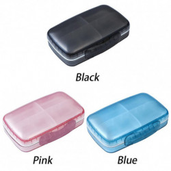 Large Capacity Sort Moisture Proof 8 Compartment Pill Box Waterproof Sealing Large Capacity Sort Moisture Proof 8 Compartment Pill Box Waterproof Sealing
