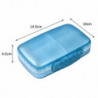 Large Capacity Sort Moisture Proof 8 Compartment Pill Box Waterproof Sealing