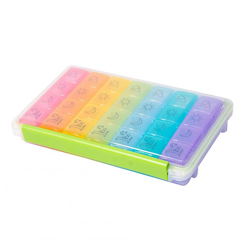 Portable Travel PP Multi Grids Moisture Proof Large Capacity Sealed Dispense