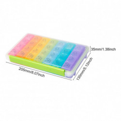 Portable Travel PP Multi Grids Moisture Proof Large Capacity Sealed Dispense Portable Travel PP Multi Grids Moisture Proof Large Capacity Sealed Dispense