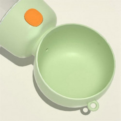 2 in 1 Portable Food Grade Material Dog Cat Travel Pet Water Cup Bottle with Food Dispenser A 2 in 1 Portable Food Grade Material Dog Cat Travel Pet Water Cup Bottle with Food Dispenser A