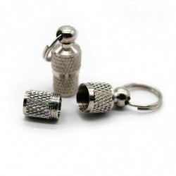 1pc Pet Dog Cat Anti Lost Address Label Storage Tube Pendant Pet Universal Mini Metal Identification 1pc Pet Dog Cat Anti Lost Address Label Storage Tube Pendant Pet Universal Mini Metal Identification