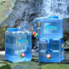 Water Canister with Tap,20L Water Tank with Handle,Portable Bucket Water Container with Lid for Outdoor Travel Camping