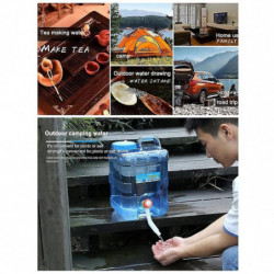 Water Canister with Tap,20L Water Tank with Handle,Portable Bucket Water Container with Lid for Outdoor Travel Camping Water Canister with Tap,20L Water Tank with Handle,Portable Bucket Water Container with Lid for Outdoor Travel Camping