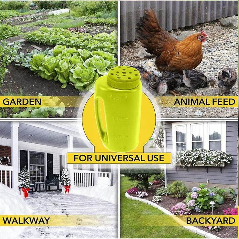 Handheld Spreader Thick Plastic Material for Various Applications Garden Animal Feed C