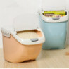 6Kg Rice Storage Box Sealed Moisture-Proof Large Capacity Grain Flour Container Kitchen Rice Storag