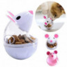 Renikh Pet Cat Kitten Mouse Shape Treat Holder Food Storage Dispenser Chew Play Toy