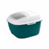 Food Storage Bucket Convenient Flip Bottom Roller Good Sealing Large Capacity Cereal Rice Food