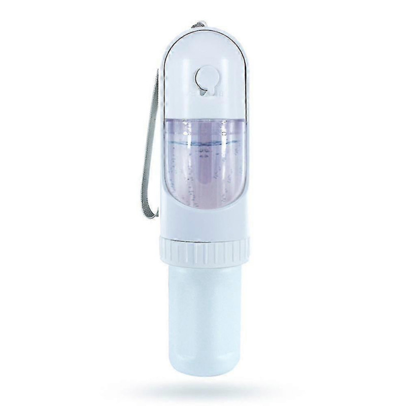 Portable 2-in-1 Sliding Design Pet Dog Water Bottle Food Container Save Space