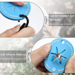 5 Colors Dog Poop Bag Holder,waste Bag Holder With Clip