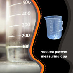 1000ML Measuring Cup Plastic Lightweight Liquid Container Large Capacity Durability Mixing Cups Baking Cooking 1000ML Measuring Cup Plastic Lightweight Liquid Container Large Capacity Durability Mixing Cups Baking Cooking