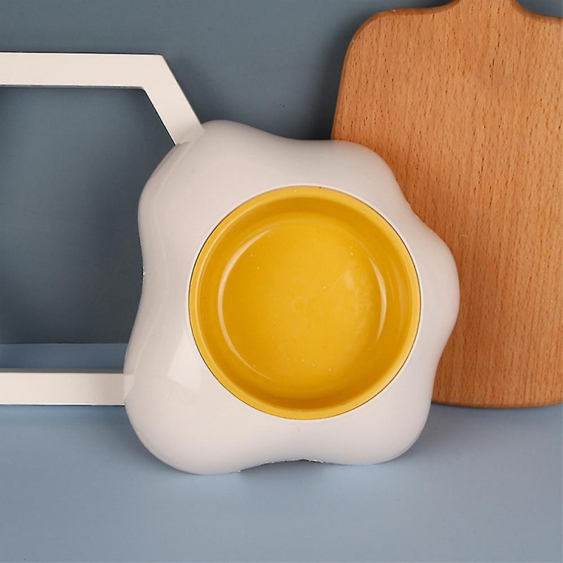 Egg Yolk Single Bowl Double Bowl Feeding Bowl Drinking Water Bowl Dog Bowl Cat Bowl
