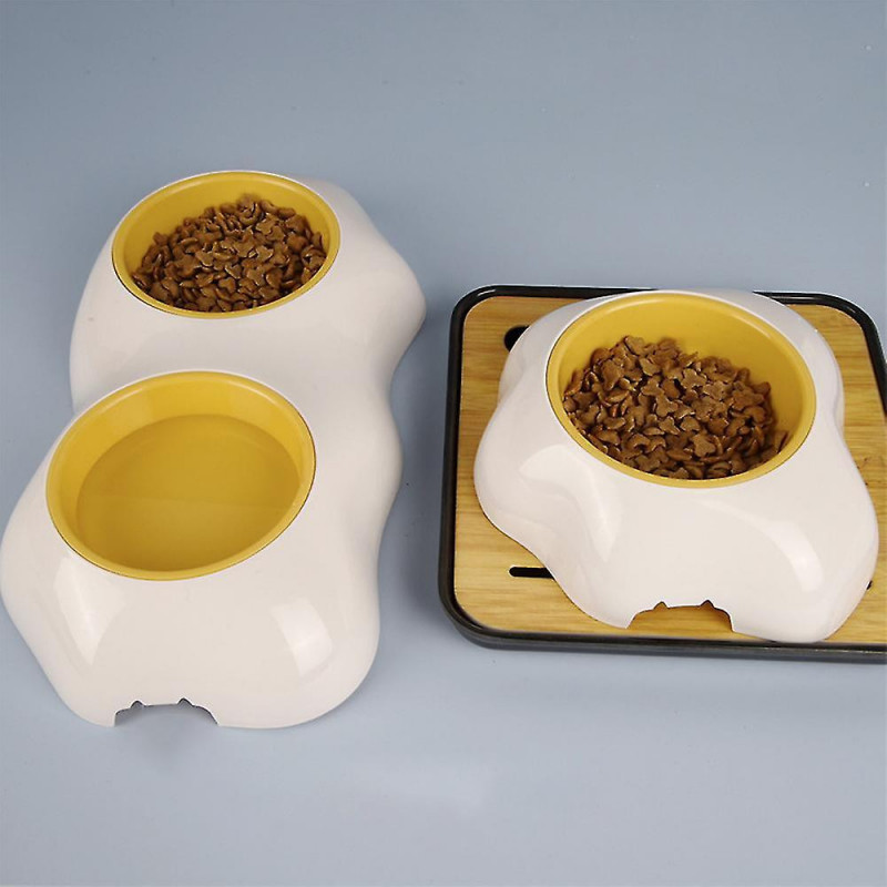 Egg Yolk Single Bowl Double Bowl Feeding Bowl Drinking Water Bowl Dog Bowl Cat Bowl