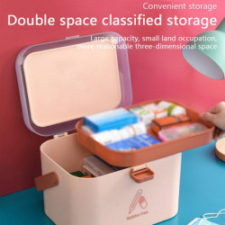 ABS Pill Storage Box Portable Ergonomic Handled Large Capacity Cute Stylish Sealed Moistureproof Tablet Container [...]