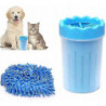 Dog Paw Cleaner, Pet Paw Cleaner With Towel, Pet Cleaning Brush - Blue Large