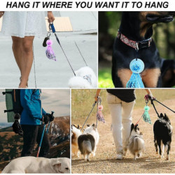 5 Colors Dog Poop Bag Holder,waste Bag Holder With Clip