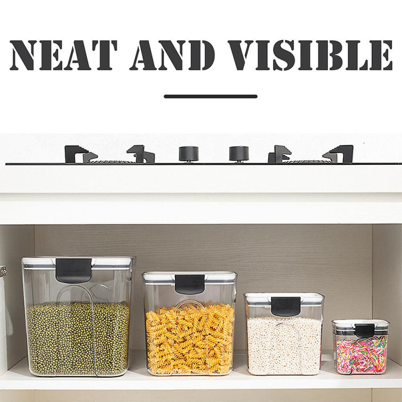 Flip-Top Multifunctional Storage Box Waterproof Snack Sealing Container for Kitchen Pantrys