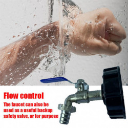 Ton Conteneur d’eau de pluie Seau Spigot Vanne Universel Ton Conteneur d’eau de pluie Seau Spigot Vanne Universel