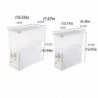Rice Storage Bucket Dustproof Sealed Moistureproof Beans Dispenser