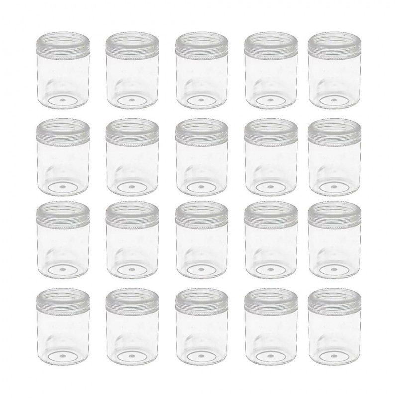 1/2 24pack/lot Plastic Container With Airtight Seal For Dry Storage