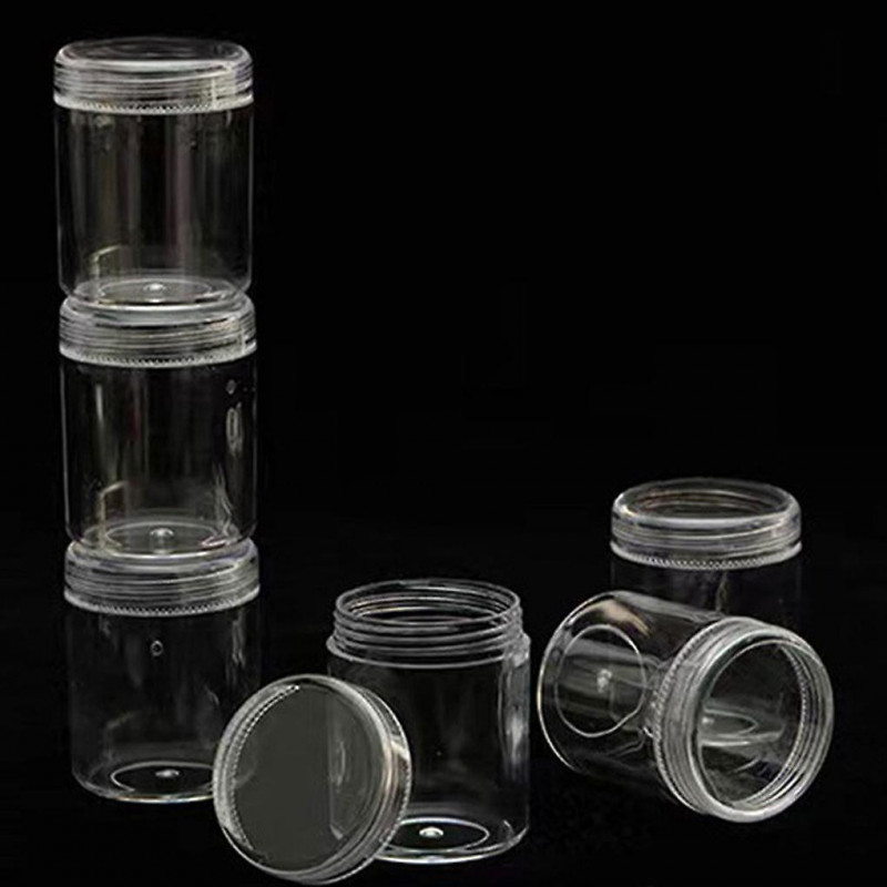 1/2 24pack/lot Plastic Container With Airtight Seal For Dry Storage