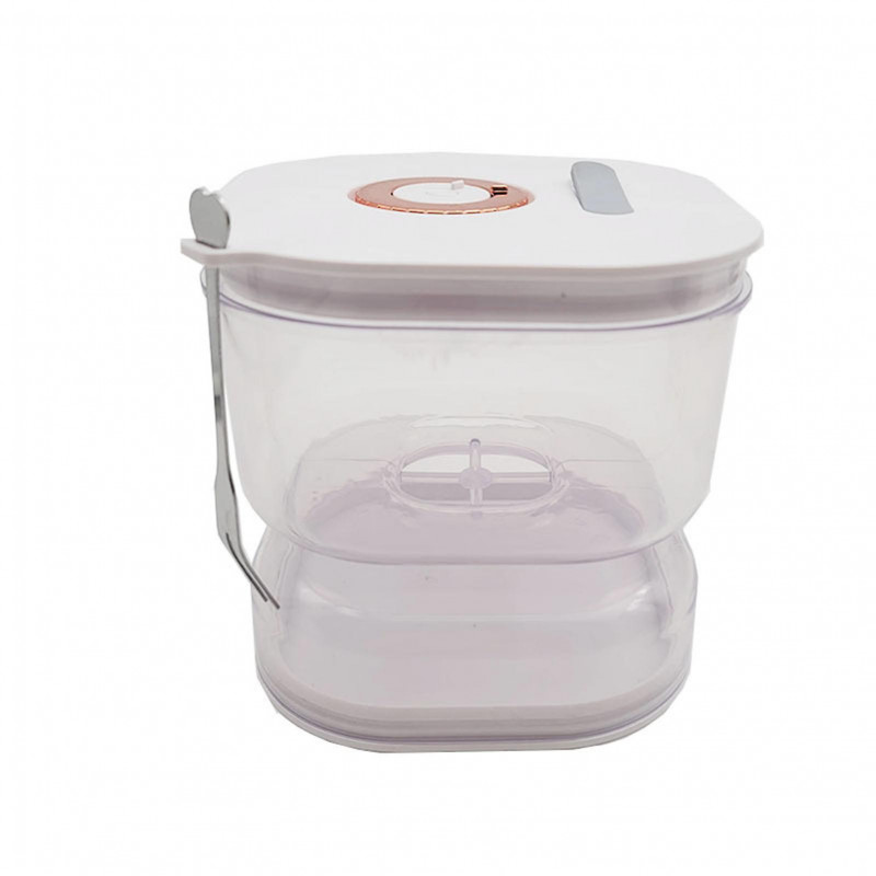 Kitchen Refigerator Pickle Jars Dustproof Wet and Dry Separating Pickles Tank for Indoors