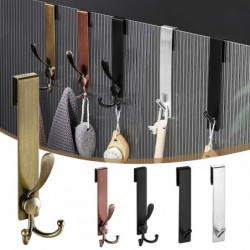 Punch-Free Glass Partition Door Long Hooks Rust-proof Moisture-proof Hook for Home Use Punch-Free Glass Partition Door Long Hooks Rust-proof Moisture-proof Hook for Home Use