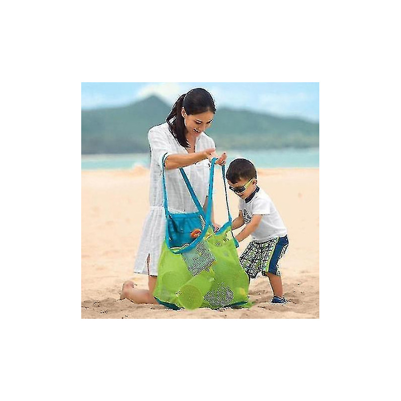 Bird food outdoor children's beach toy storage bag portable mesh beach bag no12413