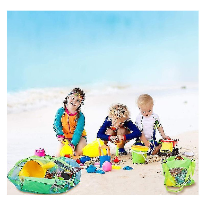 Bird food outdoor children's beach toy storage bag portable mesh beach bag no12413