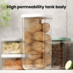 400/700/1450/1885ML Grain Storage Box High Capacity Stackable Kitchen Cereal Tank Food Rice Storage 400/700/1450/1885ML Grain Storage Box High Capacity Stackable Kitchen Cereal Tank Food Rice Storage