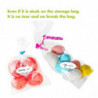 2X300pcs waterproof oil-proof frozen fruit storage cans food storage date label sticker