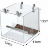 Automatic Bird Feeder No Mess Bird Cage Pet Feeder Seed Food Container
