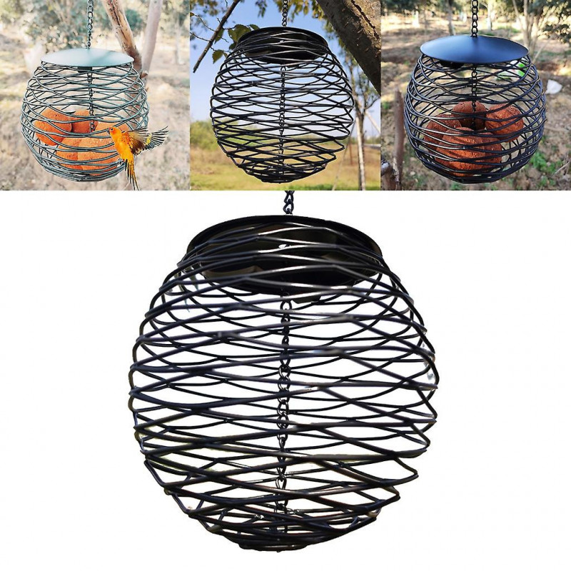 Wild Bird Feeder Bird Food Container No-mess For Parrots Budgies Cockatiel Hanging Suet Basket Holder Feeding Tool