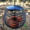 Wild Bird Feeder Bird Food Container No-mess For Parrots Budgies Cockatiel Hanging Suet Basket Holder Feeding Tool