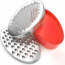 New- Bitterseni Cheese Disc, Bpa-free, Grater With Food Container And Lid, Suitable Gift New- Bitterseni Cheese Disc, Bpa-free, Grater With Food Container And Lid, Suitable Gift