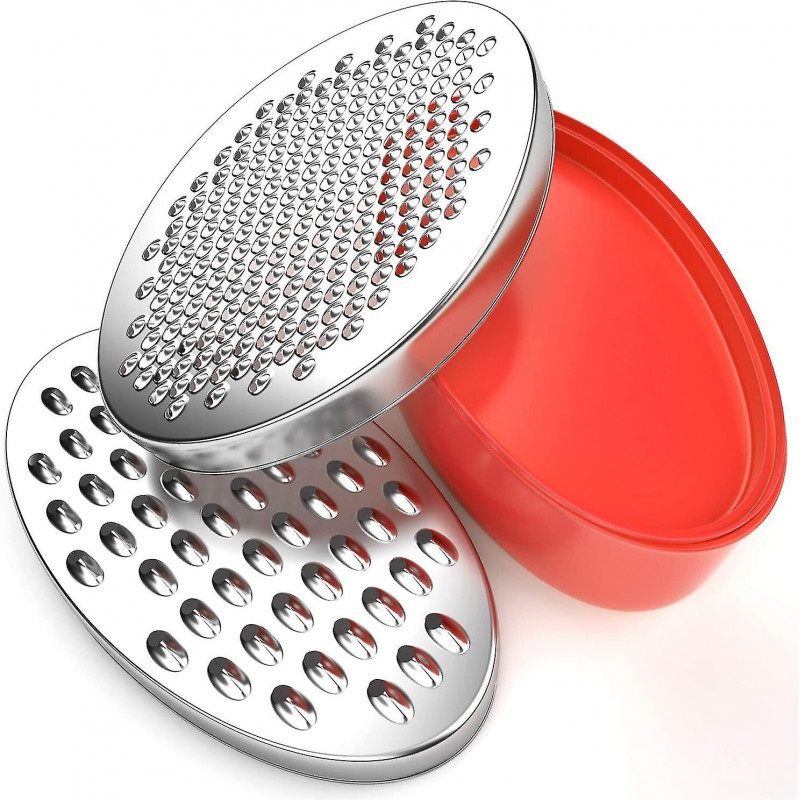 New- Bitterseni Cheese Disc, Bpa-free, Grater With Food Container And Lid, Suitable Gift