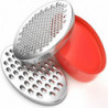 New- Bitterseni Cheese Disc, Bpa-free, Grater With Food Container And Lid, Suitable Gift