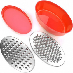 New- Bitterseni Cheese Disc, Bpa-free, Grater With Food Container And Lid, Suitable Gift New- Bitterseni Cheese Disc, Bpa-free, Grater With Food Container And Lid, Suitable Gift