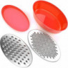 New- Bitterseni Cheese Disc, Bpa-free, Grater With Food Container And Lid, Suitable Gift